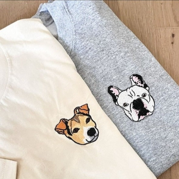 Personalized embroidered custom pet with photo shirt - Handmade shirt il_794xN.5840843733_okga_1.jpg