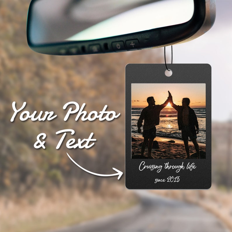 Custom Car Air Freshener Personalize Gift | Air Freshener Custom from Photo | Personalize Car Accessory Gift for him Couple Gift il_794xN.5841668473_kg6n.jpg