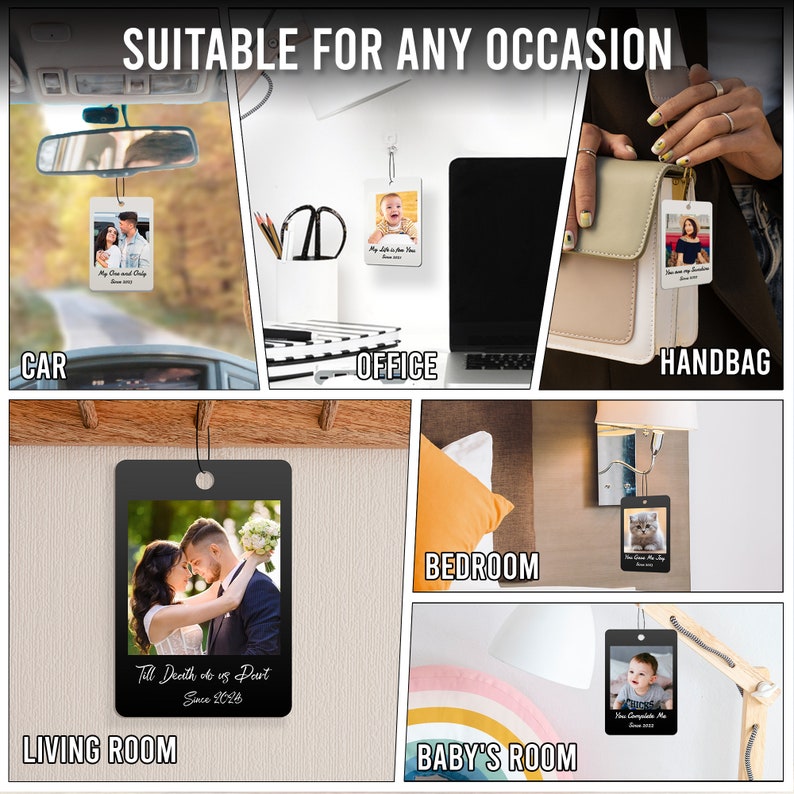 Custom Car Air Freshener Personalize Gift | Air Freshener Custom from Photo | Personalize Car Accessory Gift for him Couple Gift il_794xN.5841669377_kvnv.jpg