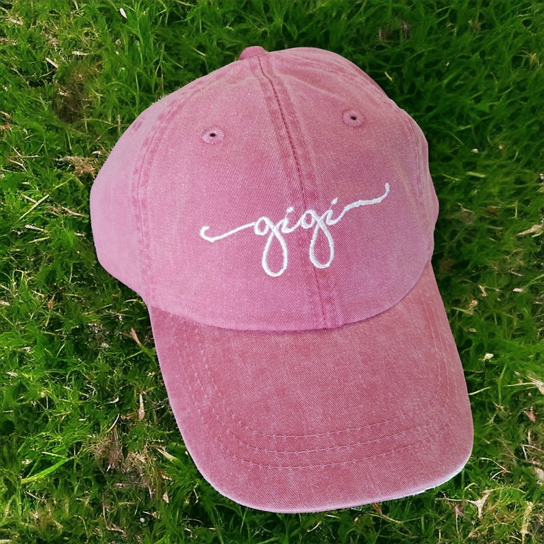 Embroidered Mama, Gigi, Grandma, Mommy, Nana Baseball Cap - Mama Hat, Gigi Hat - Custom Mother's Day Gift - Personalized Gifts - Custom Hat