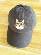 Custom Embroidered Cat Hat, Personalized Baseball Cap Using Your Cat Photo il_794xN.5865041715_8b89.jpg