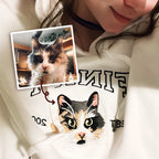Custom Dog/Cat Face Embroidered Shirt from Your Photo,Personalized Embroidered Sweatshirt with Dog Name, Gifts for Dog Lover, Cat Lovers il_794xN.5868769490_3jgz.jpg