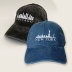 City Skyline Embroidered Cap hat baseball hat Chicago cap LA embroidered ball cap NY Houston Miami Dallas Boston Denver Atlanta Seattle