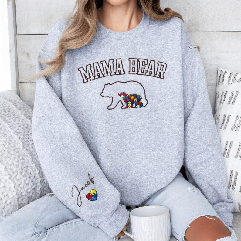 Custom Autism Mama Bear Embroidered Sweatshirt, Neurodiversity Awareness Outfit Mothers Day Gift Ideas for Mommy il_794xN.5875588263_clnv_1.jpg