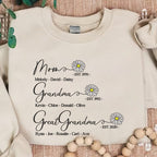 Custom Mom Grandma Great Grandma Embroidered Sweatshirt, Great Grandma with Grandkids Names Sweatshirt, Gift For Grandma, Mother's Day Gift il_794xN.5885526641_iwlm.jpg
