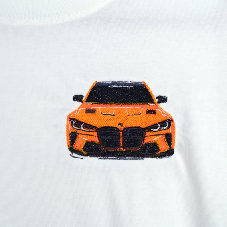 Personalised Car Hoodie, T-Shirt and Jumper, Custom Embroidered Car Hoodie Gift for Car Guys and Enthusiast, Car Gift Realistic Photo Design
