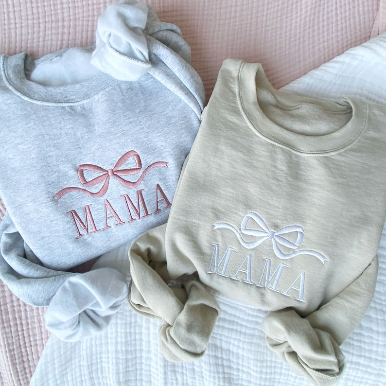 Cute and Trendy Mama Bow Embroidered Gemma Crewneck Sweatshirt | Personalized Crewneck Pullover | MAMA Sweatshirt | Mother's Day Gift Idea il_794xN.5890366523_dg8i.jpg