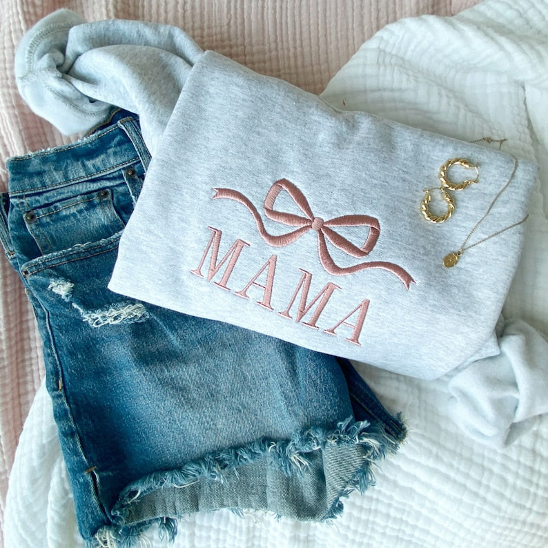 Cute and Trendy Mama Bow Embroidered Gemma Crewneck Sweatshirt | Personalized Crewneck Pullover | MAMA Sweatshirt | Mother's Day Gift Idea il_794xN.5890367263_pzh2.jpg