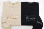 Custom Mrs. Embroidered Sweatshirt, Gift for future Mrs & Mr engagement gift, bride to be, date on sleeve, Valentine's Day gift il_794xN.5904335013_6h3y.jpg?v=1743397635