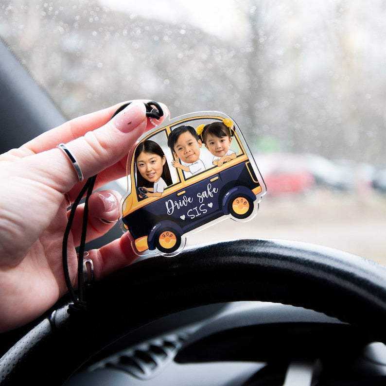 Cute Car accessories, Photo Car ornament, Personalized Gift for men, new driver keychain, car accessories for Men il_794xN.5906204014_r27g.jpg