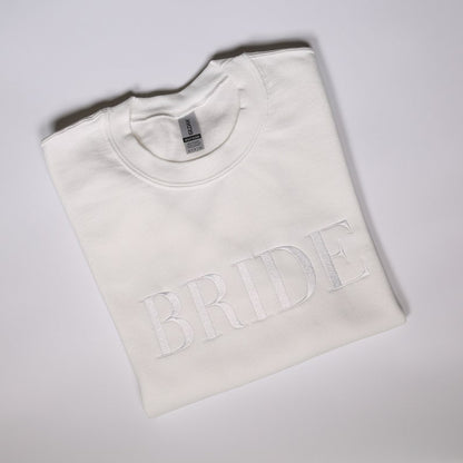 Bridesmaid Embroidered Sweatshirt, Bride Embroidery Hoodie, Bridal Shower Clothings, Wedding Gift, Maid Of Honor Outfit, Bachelorette Party