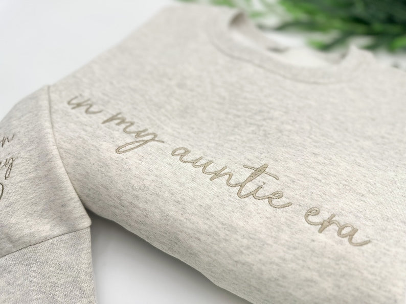 Embroidered In My Auntie Era Custom Sweatshirt with Kids names-Personalized-Soft-Mama-Grandma-Gift for Her Aunt, Auntie Apparel, Mothers Day il_794xN.5940638074_4qlp.jpg