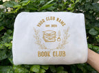 Custom Book Club Embroidered Shirt, Customized Book Shirt, Reading Club, Personalized Name Book Club Embroidered Shirt il_794xN.5941930939_6fkd.jpg?v=1743397377