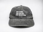 Pro-Choice, Pro-Science, Pro-Wrestling Embroidered Cap || Vivian Flytrap || Washed Vintage Style Baseball 6 Panel Dad Cap