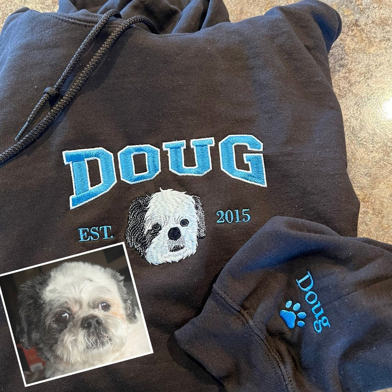 Pet Embroidered Sweatshirt, Embroidered Dog Hoodie, Custom Dog Face Embroidered Sweatshirt From Photo, Pet Lovers Gift, Mother Day Gift il_794xN.5944999745_si28.jpg?v=1743397381