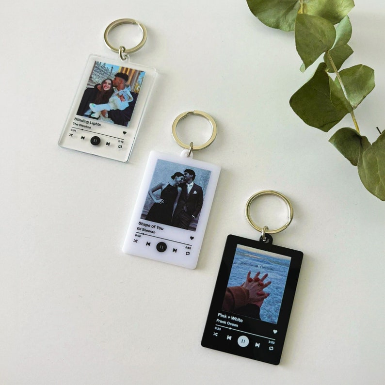 Personalized Song Keychain, Custom Photo Keychain, Music Keychain, Unique Gifts for Her, Album Keychain, Gift for Couple, Song Keyring il_794xN.5952630926_3ovt.jpg