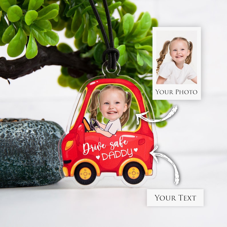 Cute Car accessories, Photo Car ornament, Personalized Gift for men, new driver keychain, car accessories for Men il_794xN.5954287039_simx.jpg