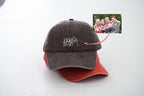 LINE Art Portrait Embroidered with Text on Dad Hat, Embroidered Portrait From Photo Dad Hat, Couples Hat, Gifts for mom and dad together il_794xN.5956624469_po9p.jpg