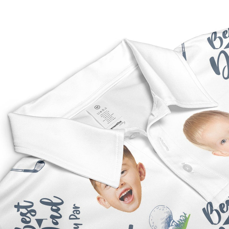 Best Dad By Par Personalized Polo Shirt with Face, Customized Polo for Golfer, Great Gift for Dad, Father, Golf Gift for Men, Golf Shirt il_794xN.5964113280_od8v.jpg