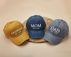 Custom Embroidered Vintage Baseball Hat: Personalized Grandpa/Grandma Gift, Christmas Gifts for Nana, Mom, Dad