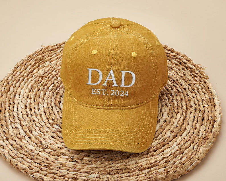 Custom Embroidered Vintage Baseball Hat: Personalized Grandpa/Grandma Gift, Christmas Gifts for Nana, Mom, Dad