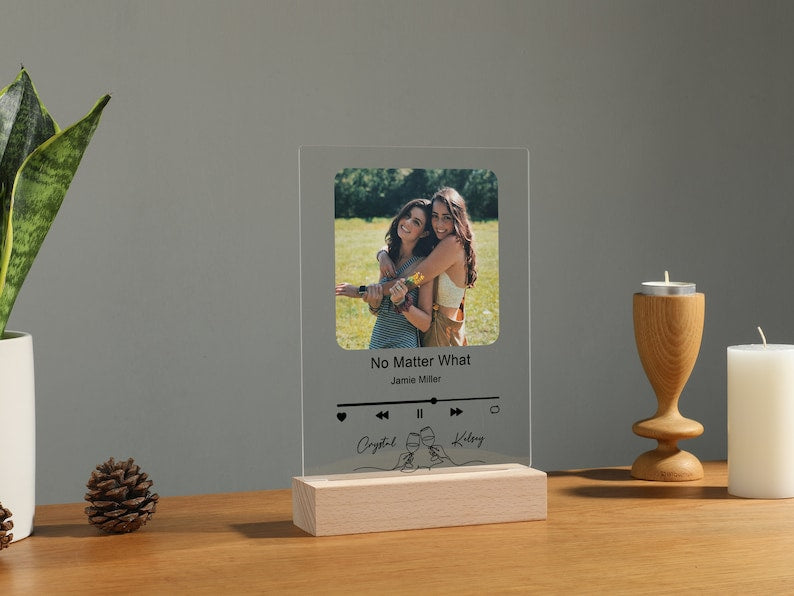 Personalized LED Song Plaque With Stand | Custom Music Night Light | Personalized Music Prints Photo Frame | Gift for Him Boyfriend Bestie il_794xN.5978853321_yqyh.jpg