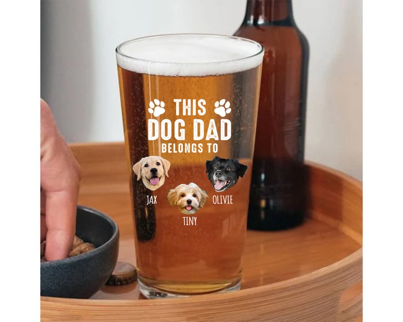 This Dog Dad Belongs To Fathers Day Gift for Dog Dad, Custom Photo Beer Glass, Personalized Dog Dad Glass with Pet Photo, Custom Gifts for Dog Dad, Pet Owner Gifts il_794xN.5996864166_6au1.jpg