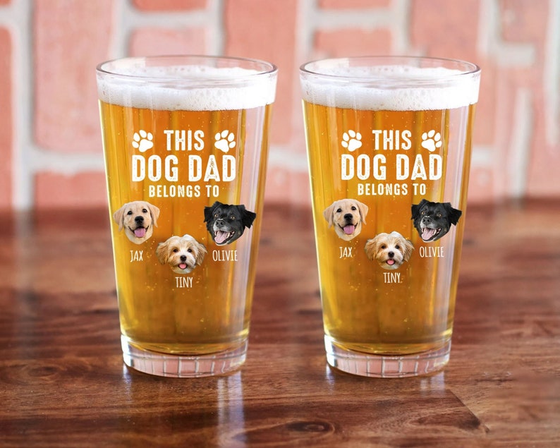 This Dog Dad Belongs To Fathers Day Gift for Dog Dad, Custom Photo Beer Glass, Personalized Dog Dad Glass with Pet Photo, Custom Gifts for Dog Dad, Pet Owner Gifts il_794xN.5996875750_oy61.jpg