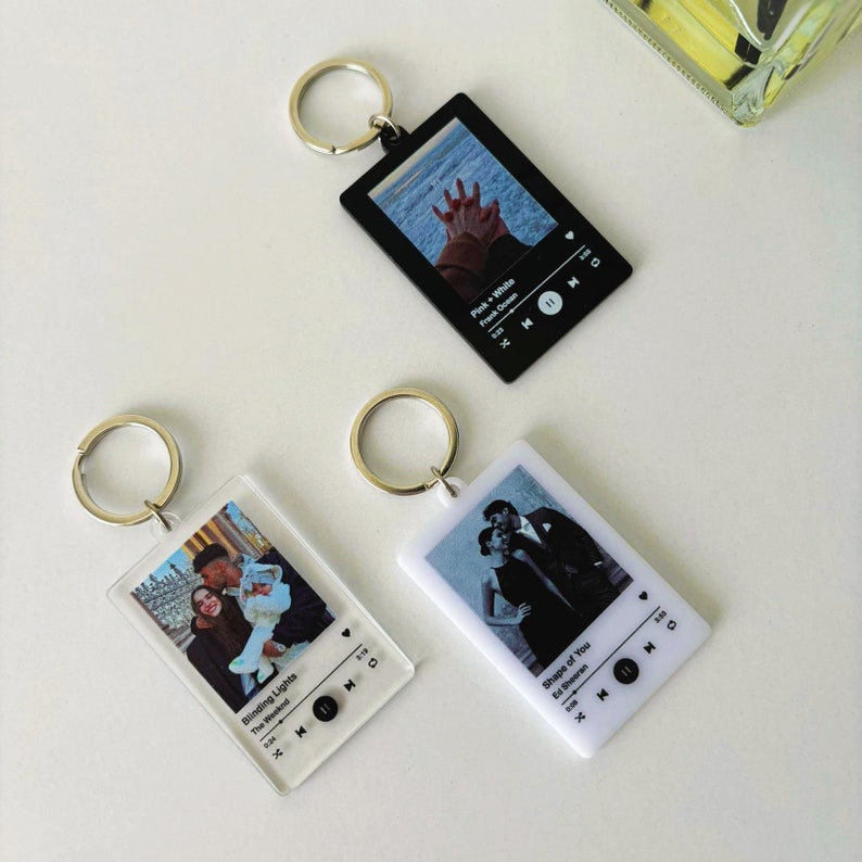 Personalized Song Keychain, Custom Photo Keychain, Music Keychain, Unique Gifts for Her, Album Keychain, Gift for Couple, Song Keyring il_794xN.6000698479_ma51.jpg
