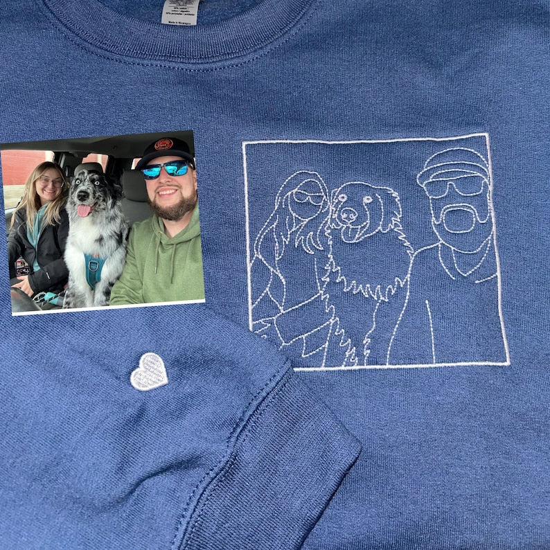 Custom Embroidered Dog Dad Sweatshirt with Portrait from Photo, Embroidered Photo Sweatshirt, Outline Embroidered Sweatshirt, Portrait Sweatshirt il_794xN.6007208122_pr3c_66e9a88f-b8bc-4bb6-a9ae-d22225bca566.jpg