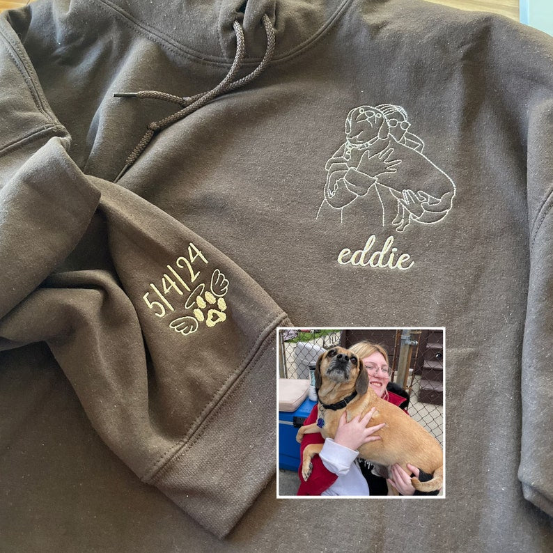 Memorial Dog Cat Embroidered Custom Embroidered Dog Dad Hoodie with Portrait from Photo, Embroidered Photo Sweatshirt, Outline Embroidered Sweatshirt, Portrait Hoodie il_794xN.6007213600_nig5.jpg?v=1743397325