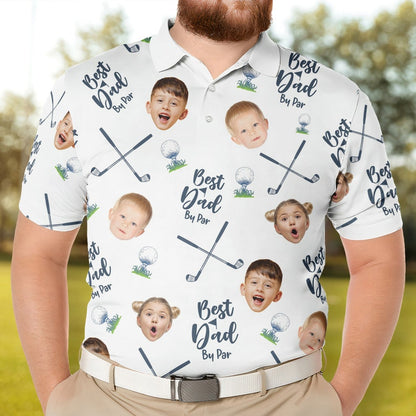 Best Dad By Par Personalized Polo Shirt with Face, Customized Polo for Golfer, Great Gift for Dad, Father, Golf Gift for Men, Golf Shirt il_794xN.6012189977_tkdq.jpg