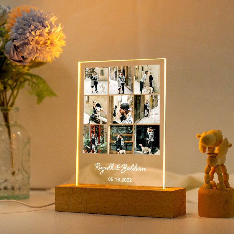 Peronalized Photo Night Light, Photo Collage LED Light, Custom Photo Lamp, Anniversary Gift, Birthday Gift For Firends Couple,Picture Plaque il_794xN.6021219651_kphp.jpg