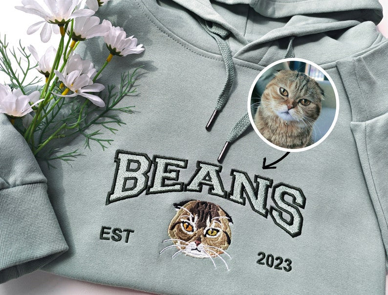 Custom Cat Hoodie Embroidered Cat Name, Personalized Pet Face Sweatshirt from Your Photo, Varsity Sweatshirt, Gifts for Cat Lovers il_794xN.6023036994_f1wc.jpg