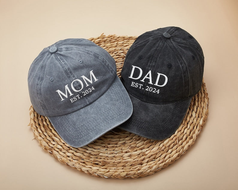 Custom Embroidered Vintage Baseball Hat: Personalized Grandpa/Grandma Gift, Christmas Gifts for Nana, Mom, Dad
