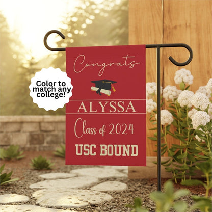 Custom Graduation Flag, Graduation Yard Sign, High School Grad Flag, College Class of 2025 Grad Flag, Personalized College Bound il_794xN.6024522301_s1q3.jpg