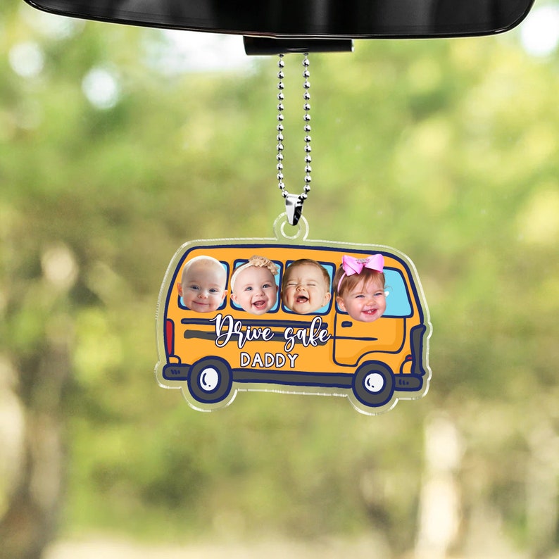 Fathers Day Gifts, Hanging Car Baby Photo Face Custom Car Ornament, Car Accessories, Personalized Drive Safe Daddy Gift For Dad, Papa Gifts il_794xN.6026246321_t06n.jpg
