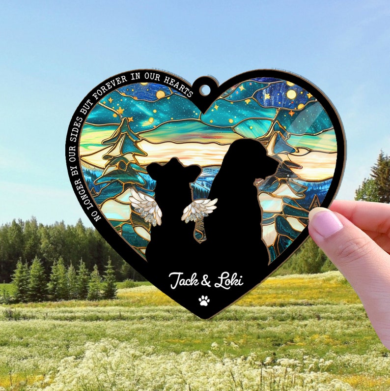 Personalized Pet Memorial Gift, Custom Dog Memorial Suncatcher, Dog Loss Gift, Loss of Pet Sympathy Gift, Dog Remembrance Gift il_794xN.6027743850_cohc.jpg