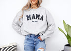 Custom Embroidered Mama Sweatshirt with Kids Names on Sleeve New Mom Hoodie Personalized Gift for Mom Crewneck Pullover il_794xN.6030155841_ink6.jpg