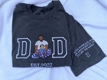 Custom Dad shirt, Embroidered dad shirt, Embroidery Photo, custom embroidered shirt, custom photo shirt,custom picture il_794xN.6037181671_9jrt.jpg
