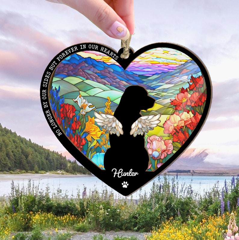 Personalized Pet Memorial Gift, Custom Dog Memorial Suncatcher, Dog Loss Gift, Loss of Pet Sympathy Gift, Dog Remembrance Gift il_794xN.6041749584_t3cl.jpg