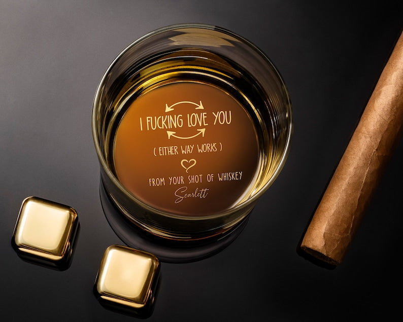 I F-king Love You, Personalized Custom Whiskey Glass Gift For Husband, Fathers Day, Anniversary Gift for Wife, Men, Boyfriend, Girlfriend il_794xN.6071740121_a7sx.jpg