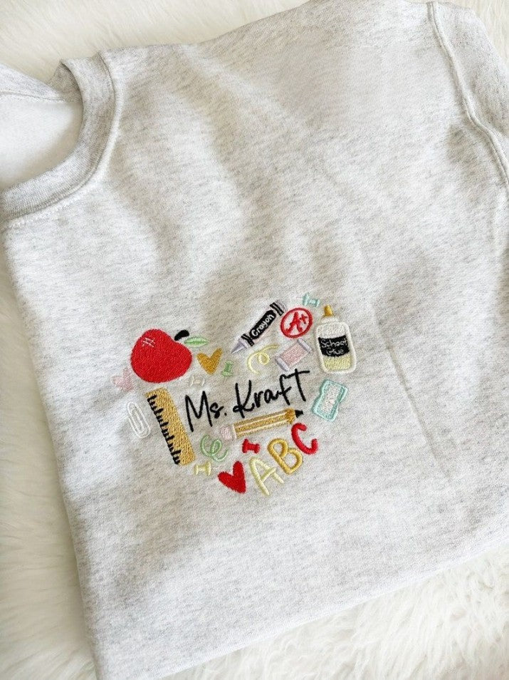 Teacher Sweatshirt, Teacher Gift, Teacher Appreciation, Embroidered Teacher Sweatshirt il_794xN.6074242152_qbsb.jpg?v=1743397370