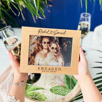 Personalised Engagement Gift | Gift For Newly Engaged Couple | Engraved Photo Frame, Engaged Couple Gift, Couple Christmas Gifts il_794xN.6081122167_9z79.jpg