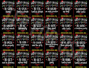 168 Quotes Most Likely to Christmas Shirts,Matching Family Christmas Shirts,Funny Christmas 2025 Party Tee,Matching Pajamas,Long Sleeve,Xmas il_794xN.6101419614_5ja1.jpg