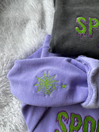 EMBROIDERED SPOOKY SEASON Sweatshirt Embroidered Sweatshirt Halloween Sweatshirt Spooky Season Crewneck Halloween Crewneck Halloween Sweater