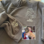 Custom Embroidered Dog Dad Hoodie with Portrait from Photo, Embroidered Photo Hoodie, Outline Embroidered Hoodie, Portrait Hoodie il_794xN.6132262129_emb0_1f22aacb-fb22-4fe1-82cd-e7b1d430a0e0.jpg