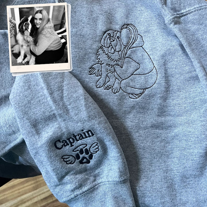 Custom Embroidered Dog Dad Sweatshirt with Portrait from Photo, Embroidered Photo Sweatshirt, Outline Embroidered Sweatshirt, Portrait Sweatshirt il_794xN.6132273047_pj85_ed1292c5-7be4-4d88-bdfc-360ca11ed26a.jpg