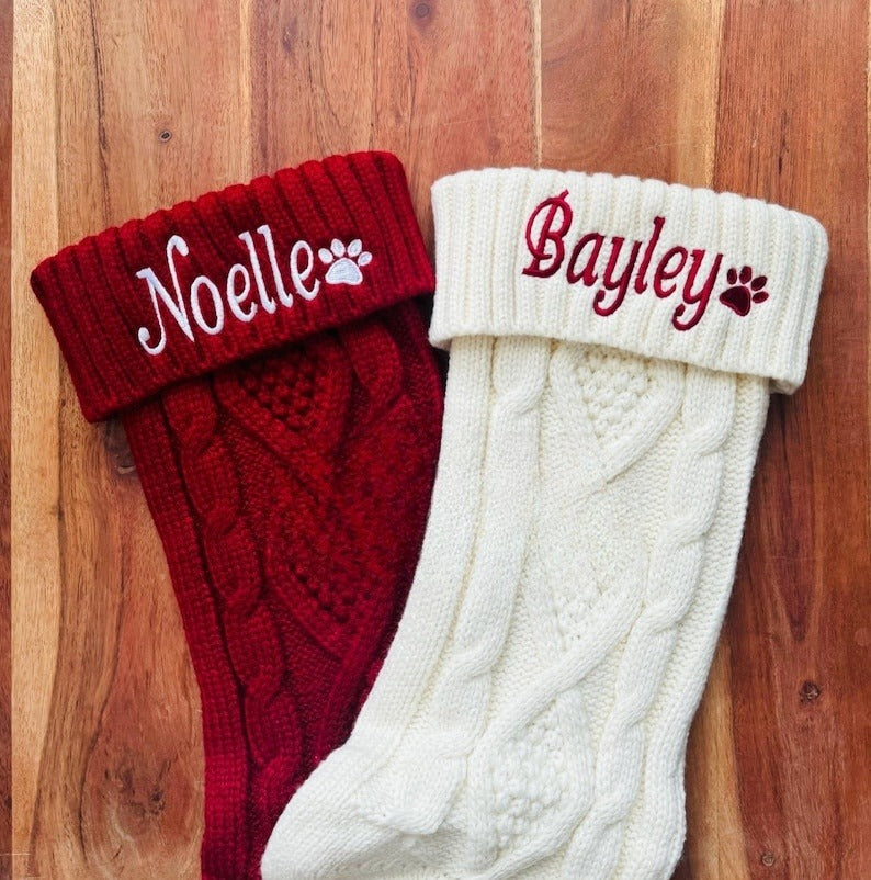 Pet Christmas Stocking, Personalized Embroidered Christmas Stocking, Personalized Pet Stocking, Embroidered Knit Stocking, Dog Stocking il_794xN.6153383844_n6cl_1.jpg