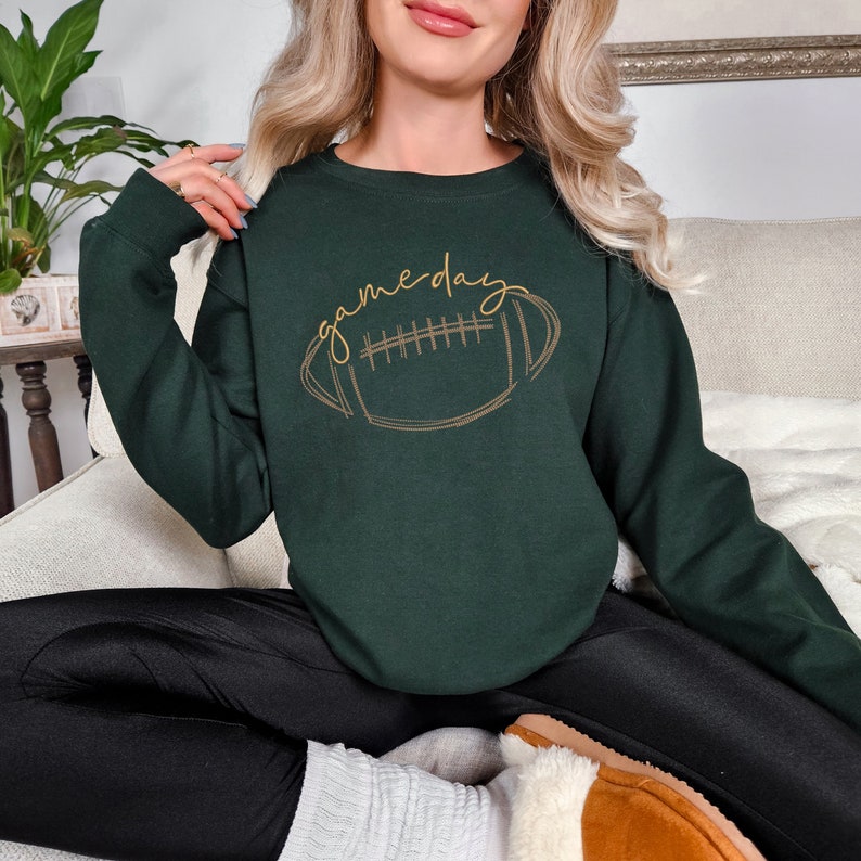 Embroidered Game Day Shirt, Tis The Season Sweatshirt, Embroidered Fall Hoodie, Touchdown Football Hoodie Sweatshirt, Embroidered Thanksgiving Gift